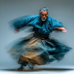 Martial Arts Motion Blur Photography Powerful Dynamic Pose