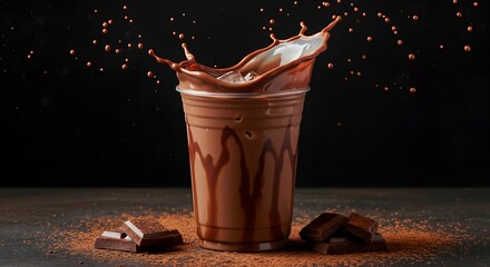 Chocolate Splash: A Refreshing Cocoa Drink