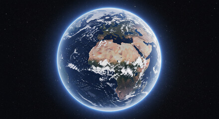 Fototapeta premium planet earth in space
