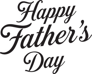 Elegant Happy Father's Day Design.