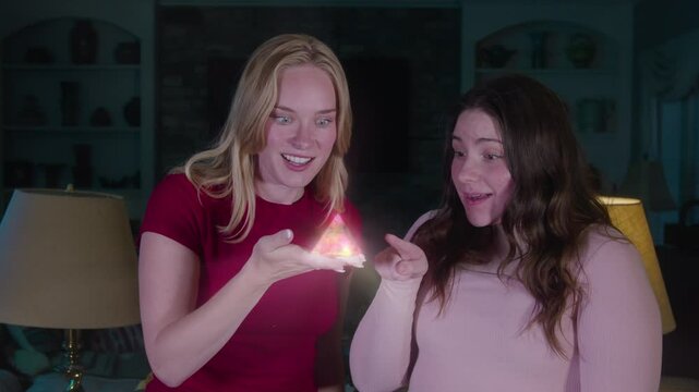 glowing orgone pyramid