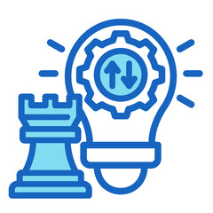 Lean Strategy  Icon Element For Design	