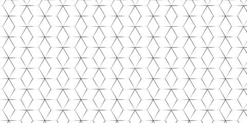Fototapeta premium Vector tiles gradient science web tech connection triangle diamond honeycomb hexagon art. Seamless pattern with hexagon square cube geometric pattern shapes grid metal element texture design. 