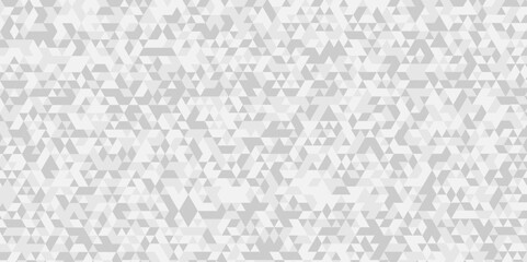 Vector geometric seamless white, gray cube square low polygon texture wallpaper. abstract surface creative diamond pattern corporate. white and gray polygon Mosaic triangle overlap texture background.