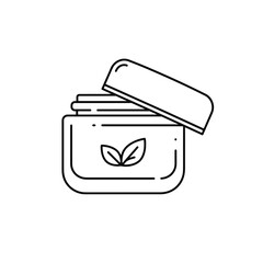 Minimal Vegan Cream Icon