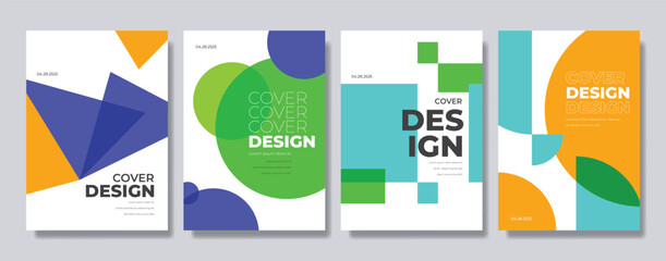 business flyer abstract cover design