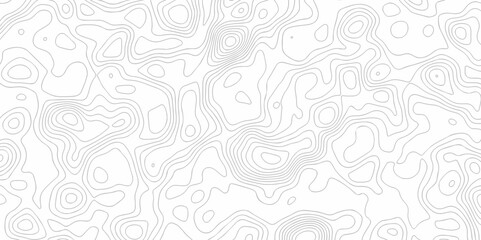 Abstract minimal The patter discovery vector topo map creative discovery White wave grid stripe line map topography. vector geographic contour mounted map background.	