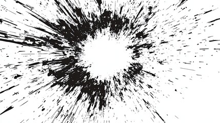 Fiery Circular Starburst Explosion Texture for Design Projects