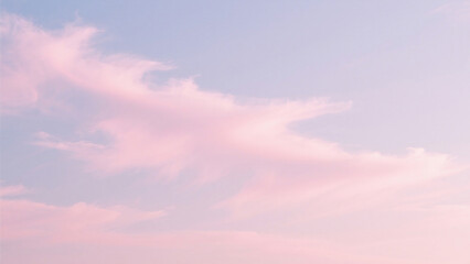 Obraz premium Serene pastel sky, dreamlike cloudscape image