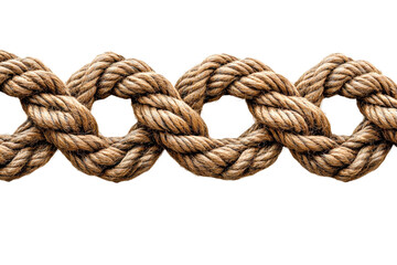 Obraz premium Rope knotting techniques for outdoor activities nature craftsmanship isolated on transparent background