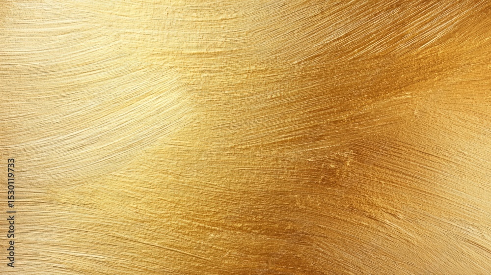 Poster gold painted wall with a brush stroke texture. the wall is golden in color and has a textured appear