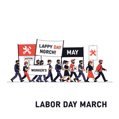 United for Workers' Rights: Labor Day March in Action