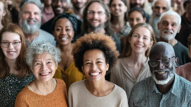 Concept photo of a diverse choir, made up of people of all ages and backgrounds, embodying the unity and inclusivity of the church.