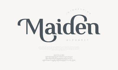 A charming serif font with refined curves for elegant and soft visual identities