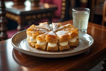 Byrek i Ëmbël - Albanian Food Sweet Pastry That Combines Flaky Layers and Rich Fillings: Discover This Traditional Dessert That’s Perfect for Every Occasion and Sweet Craving!