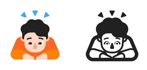 Person Bowing Pale Skin