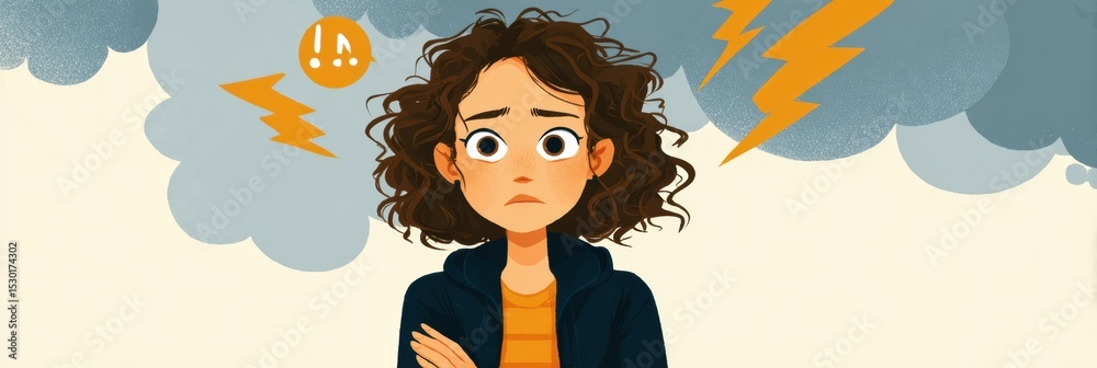 Poster recognizing warning signs of suicidal thoughts in individuals showcasing emotional distress and unce