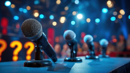 Game shows engage audiences with competitive fun, featuring trivia, physical challenges, and prize-winning contests.
