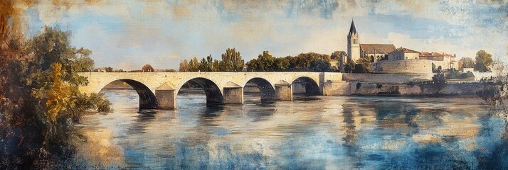 Avignon France: Explore the Saint Benezet Bridge on the Rhone River