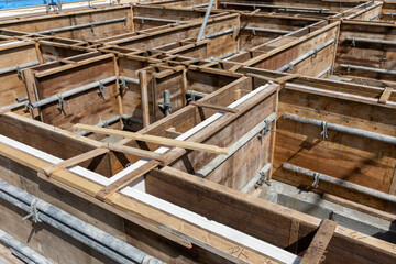 住宅建設　型枠工事