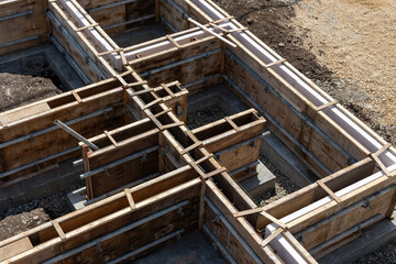 住宅建設　基礎工事