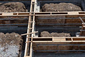 住宅建設　型枠工事