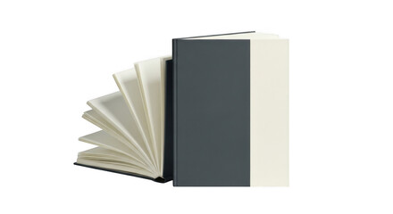 PNG Isolated Open Book for Education and Design Purposes