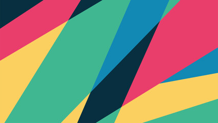 abstrack shape with modern color template background