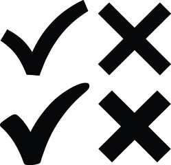 Black silhouette design representing a digital symbol isolated on a white background