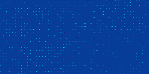 Blue Tech Finance Fintech Background Abstract Pixel Pattern. Abstract Business Tech Science Vector Backdrop.