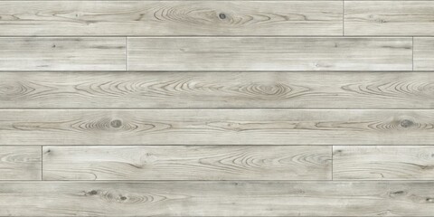 Naklejka premium High-resolution image of horizontally arranged light gray wood planks showcasing natural wood grain textures and patterns suitable for various design applications.