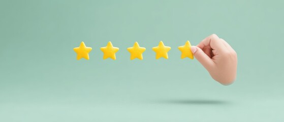 Customer feedback action online business graphic illustration digital environment close-up view rating concept for services