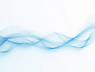 Abstract blue digital wave background with glowing particles, Blue abstract wave background with copy space. Generative AI