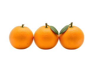 Orange isolated isolated on transparent background.