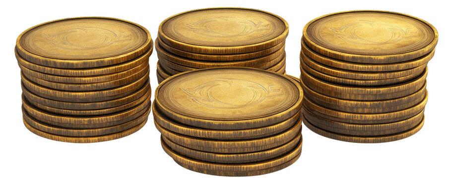 Stacked Circular Objects