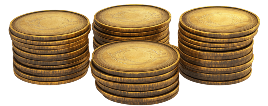 Stacked Circular Objects