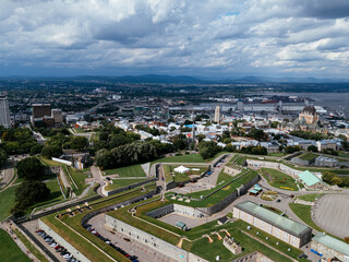 Citadel, fortification of the Quebec ramparts in Quebec city, Quebec, Canada