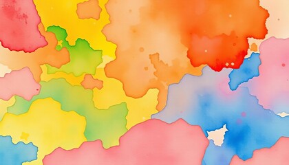 Obraz premium Vibrant watercolor textures, vertical format, ideal for posters, poster, design