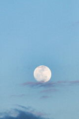 Moon rising over Maui.
