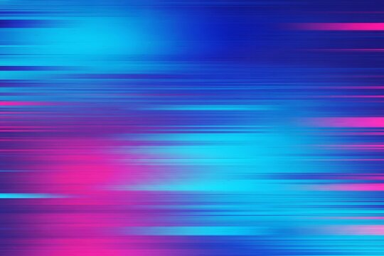 webpunk, rave 80s 90s cyberpunk aesthetic techno neon colors, Abstract blue, mint and pink background with interlaced digital glitch and distortion effect. Futuristic cyberpunk design. Retro futurism,