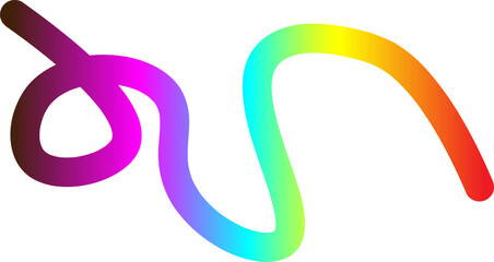 3D abstract colorful fluid shape background