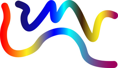 3D abstract colorful fluid shape background