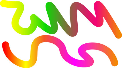 3D abstract colorful fluid shape background