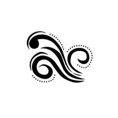 Beautiful artistic decorative floral