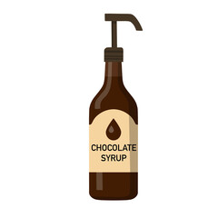 Chocolate Syrup Pump Bottle