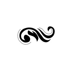 Beautiful artistic decorative floral