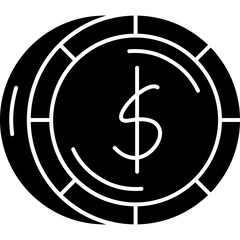 Dollar Coin Icon