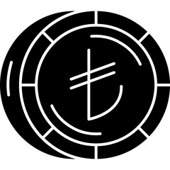 Turkish lira Coin Icon