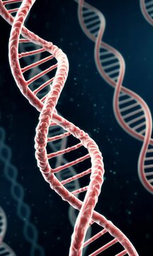 3d Strand Double Helix Genetic Biology Science Medical Research