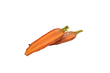 PNG, Fried carrot, isolated on white background
